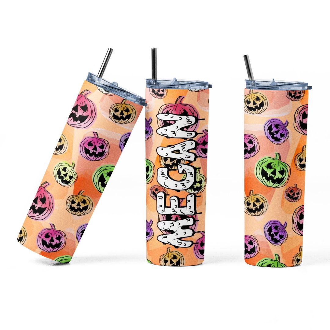 Custom Halloween Tumblers, Cute Halloween Mugs, Halloween Bachelorette