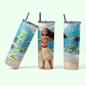 Moana Seamless Sippy Cup Moana Design PNG Sublimation 12oz -  Canada