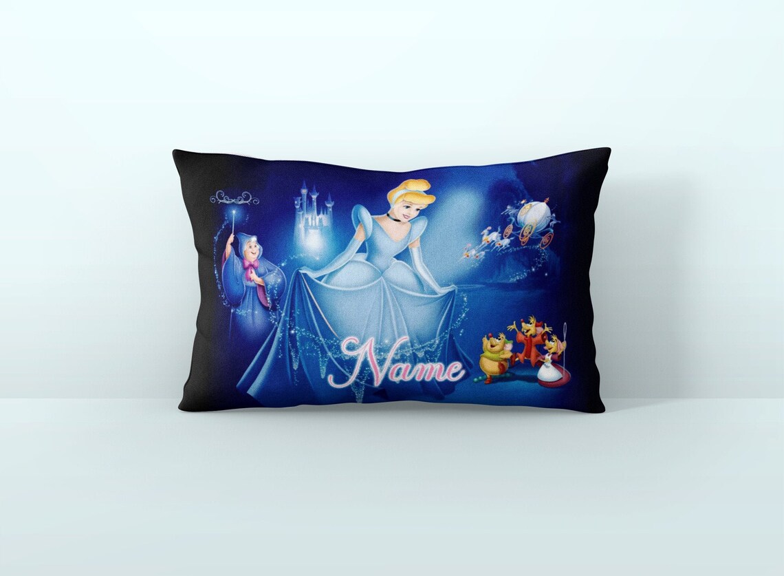 Cinderella Pillowcase Custom Cinderella Pillow Disney Etsy