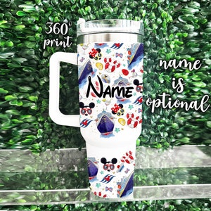 Disney Cruise Tumblers, Custom 40oz Insulated Cup with Straw, Personalized Disney Cruise Mug, 40oz Handle Disney Tumbler, Disney Cruise Gift