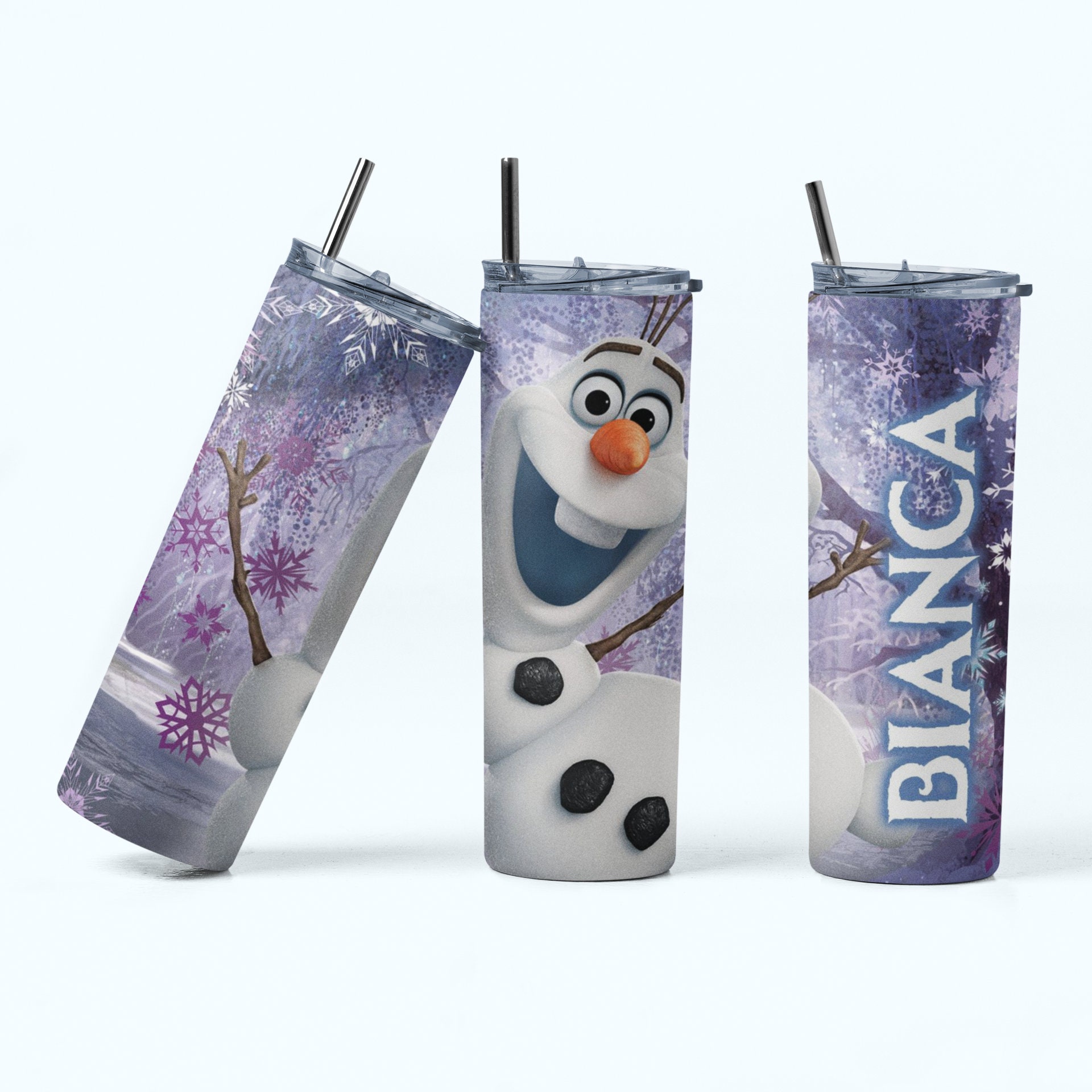 Olaf Glass Mug by Arribas – Frozen – Large – Personalized