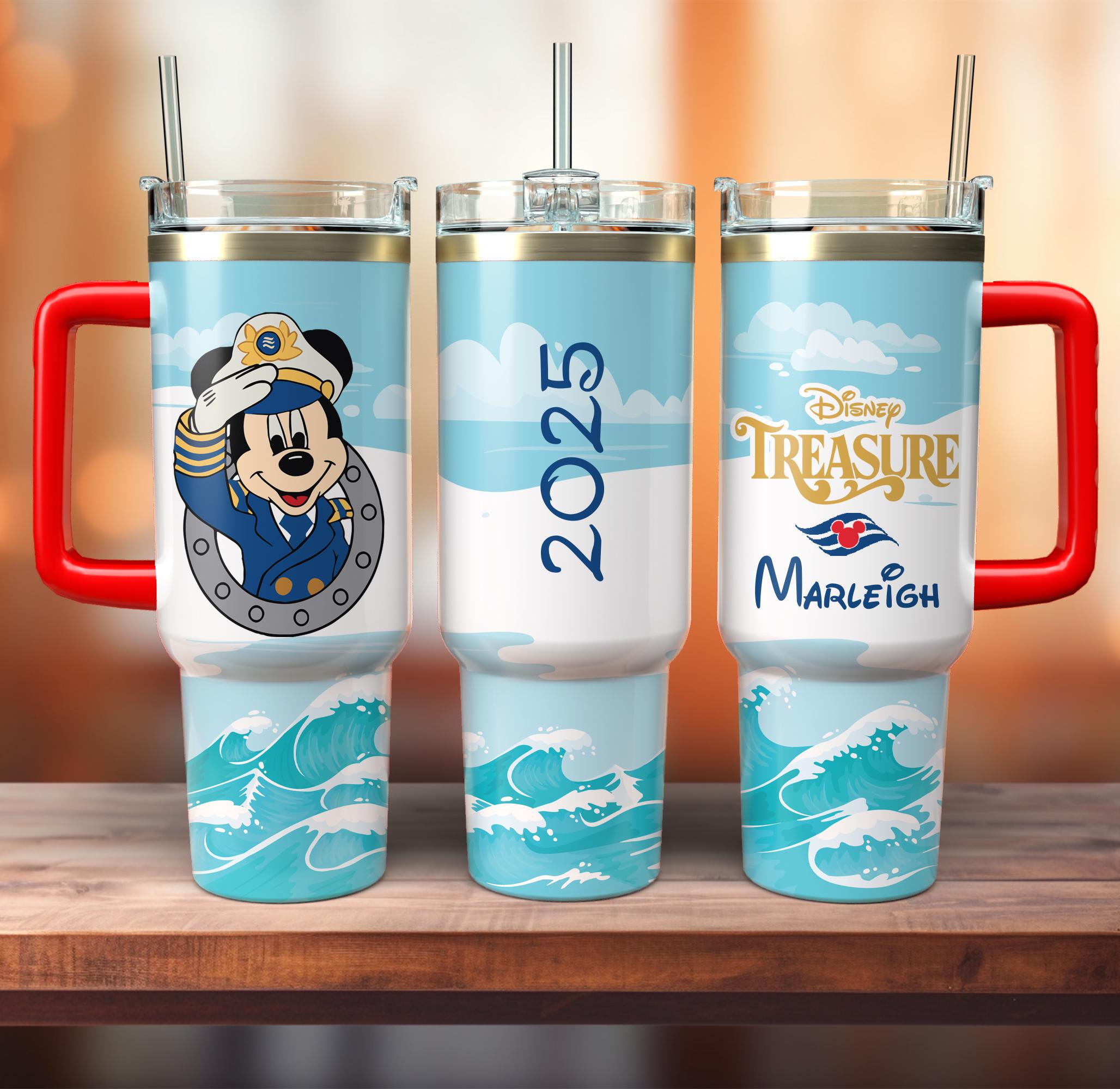 Discover Disney Cruise Tumbler Customized with Any Ship, Name, Year, Personalized Disney Cruise Mug, 40oz Tumbler for Family, DCL Insulated Mug 2025