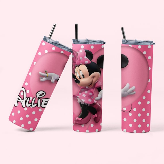 Minnie Mouse 20oz Tumbler - Disney Tumbler with Lid and Straw - Gifts for  Minnie lovers