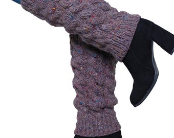 Leg warmer from premium recycled wool