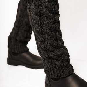 Leg warmers, Wool Leg warmer, variegated colour pattern,Footless warmers, leg warmer for women, leg-warmer for men, handmade premium quality image 2