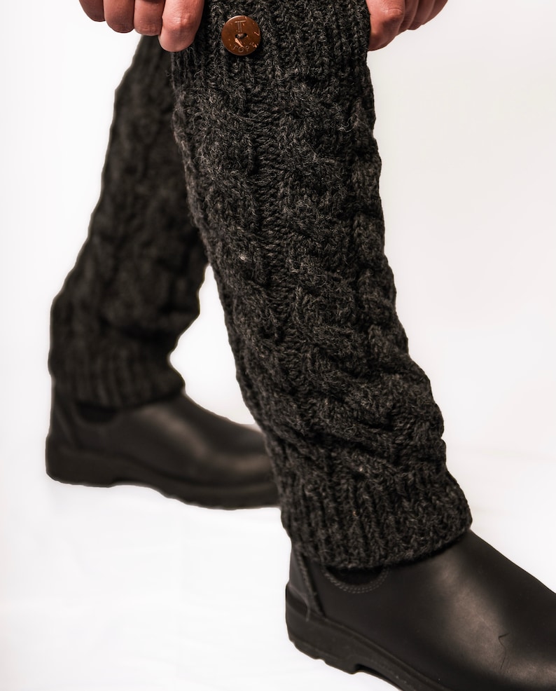 Leg warmers, Wool Leg warmer, variegated colour pattern,Footless warmers, leg warmer for women, leg-warmer for men, handmade premium quality image 2