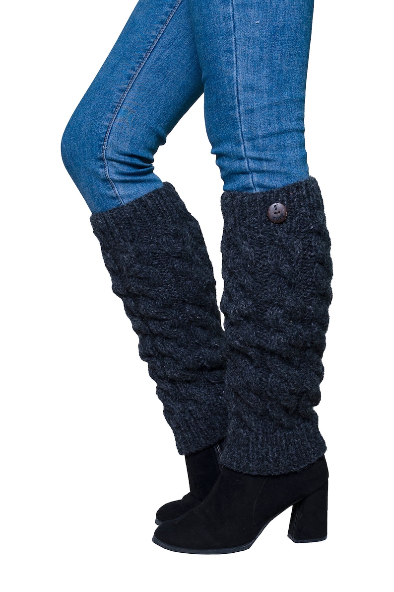 Leg warmers, Wool Leg warmer, variegated colour pattern,Footless warmers, leg warmer for women, leg-warmer for men, handmade premium quality image 6