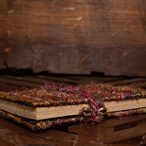 Handmade blank Journal sari silk hard cover