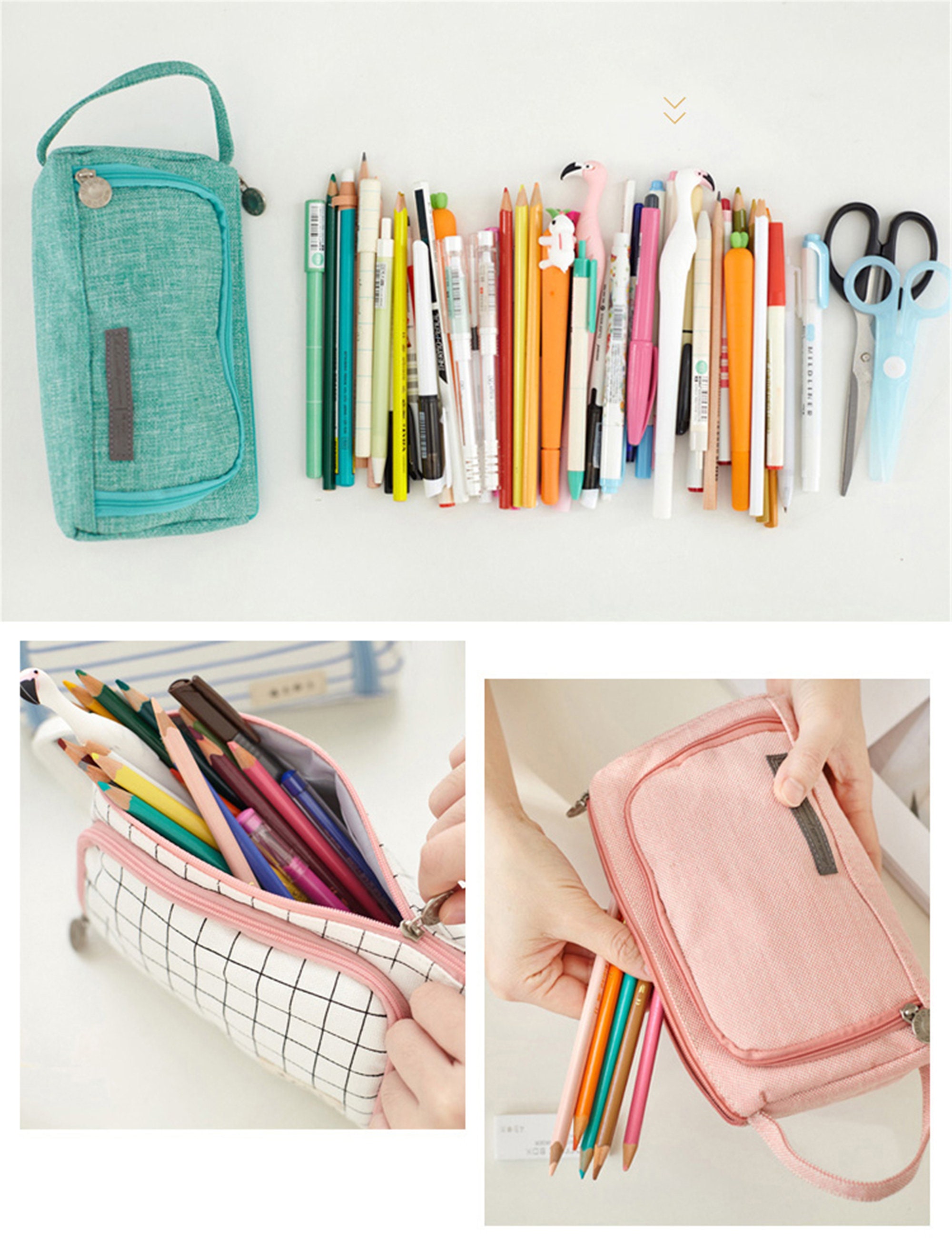 Korean Style Pencil CaseLiterature and art Design Pencil Etsy