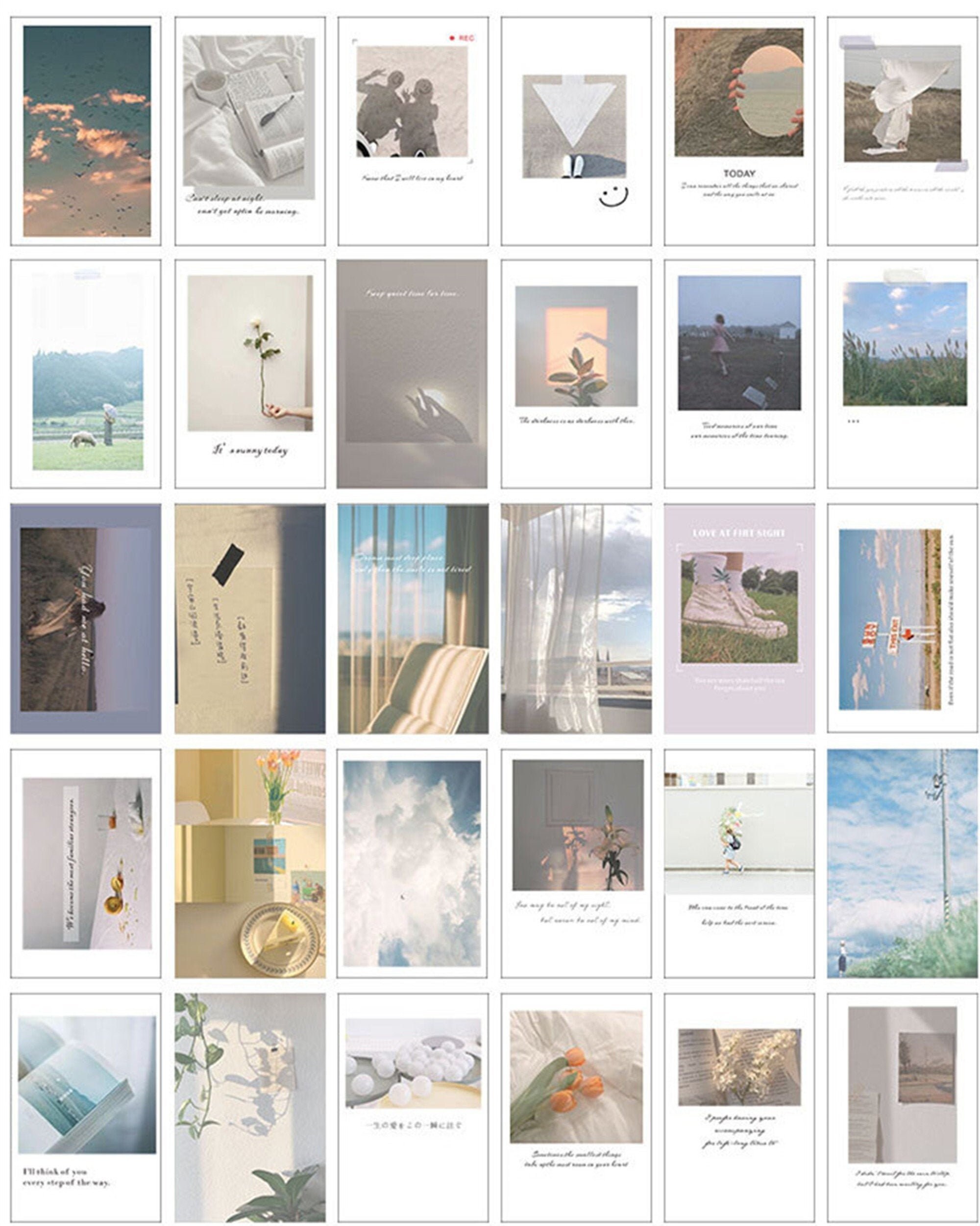 30pcs/set Minimalist Collage Wall Print Landscape Photo Etsy