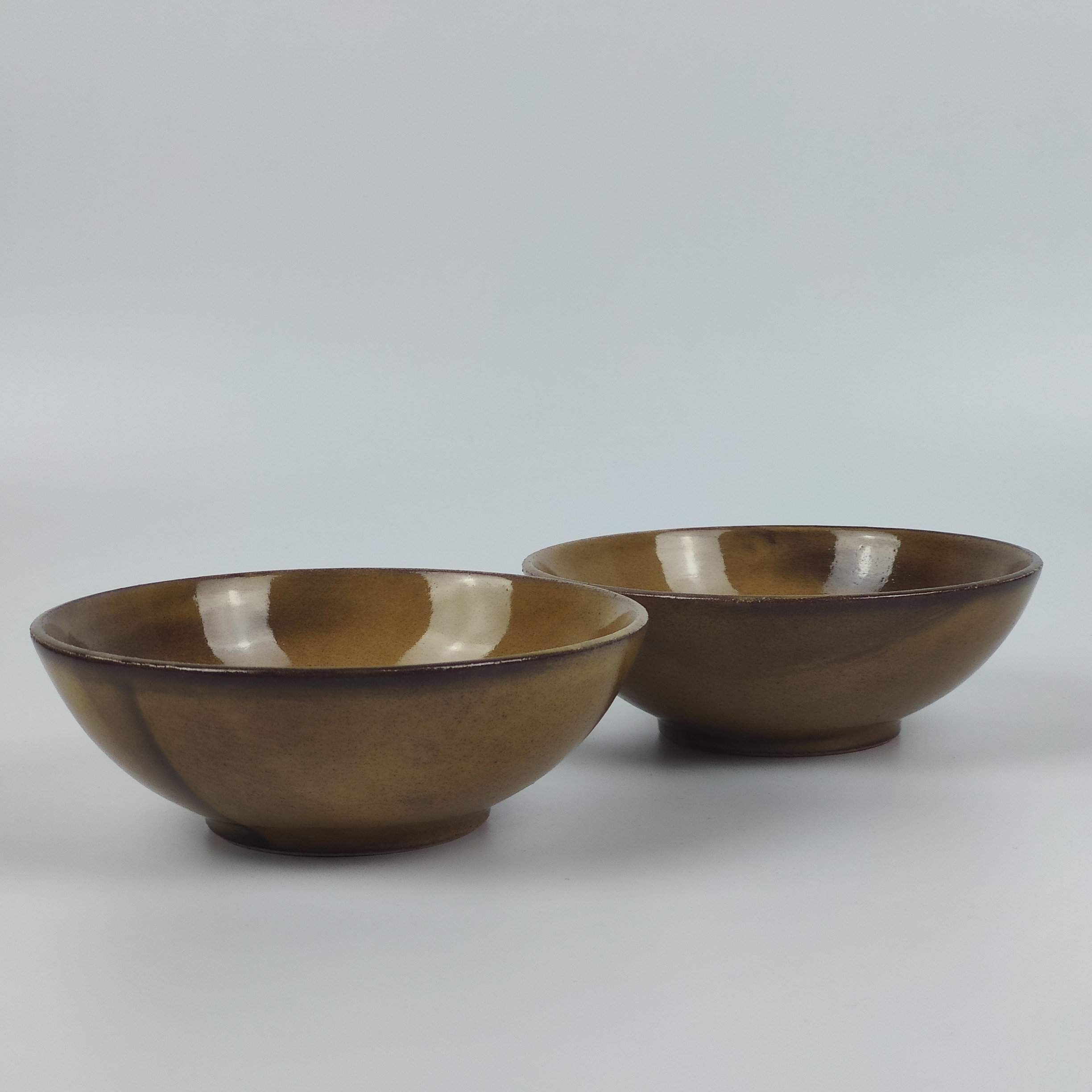 Set of 2 Handmade Ceramic Sauce Bowls15 cm Handmade Serving Etsy