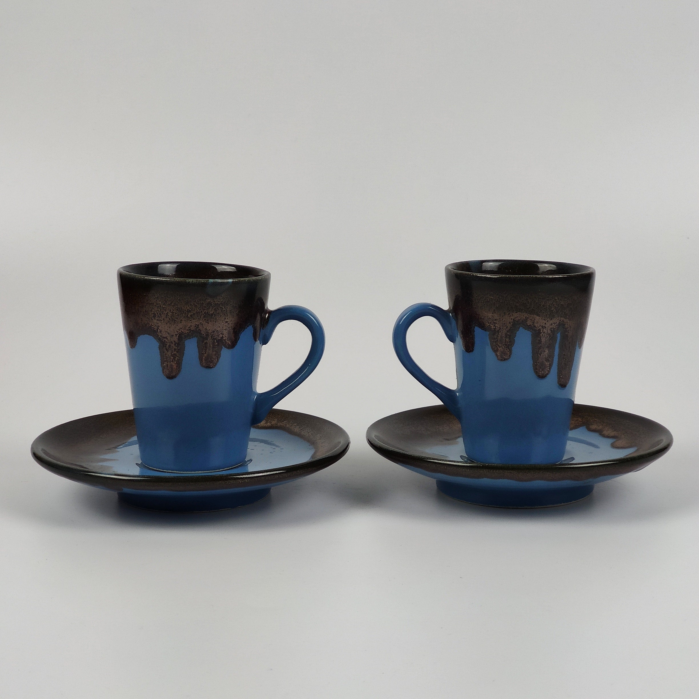 Ceramic Espresso Cup Set of 2 3 oz Espresso Cup Unique Etsy