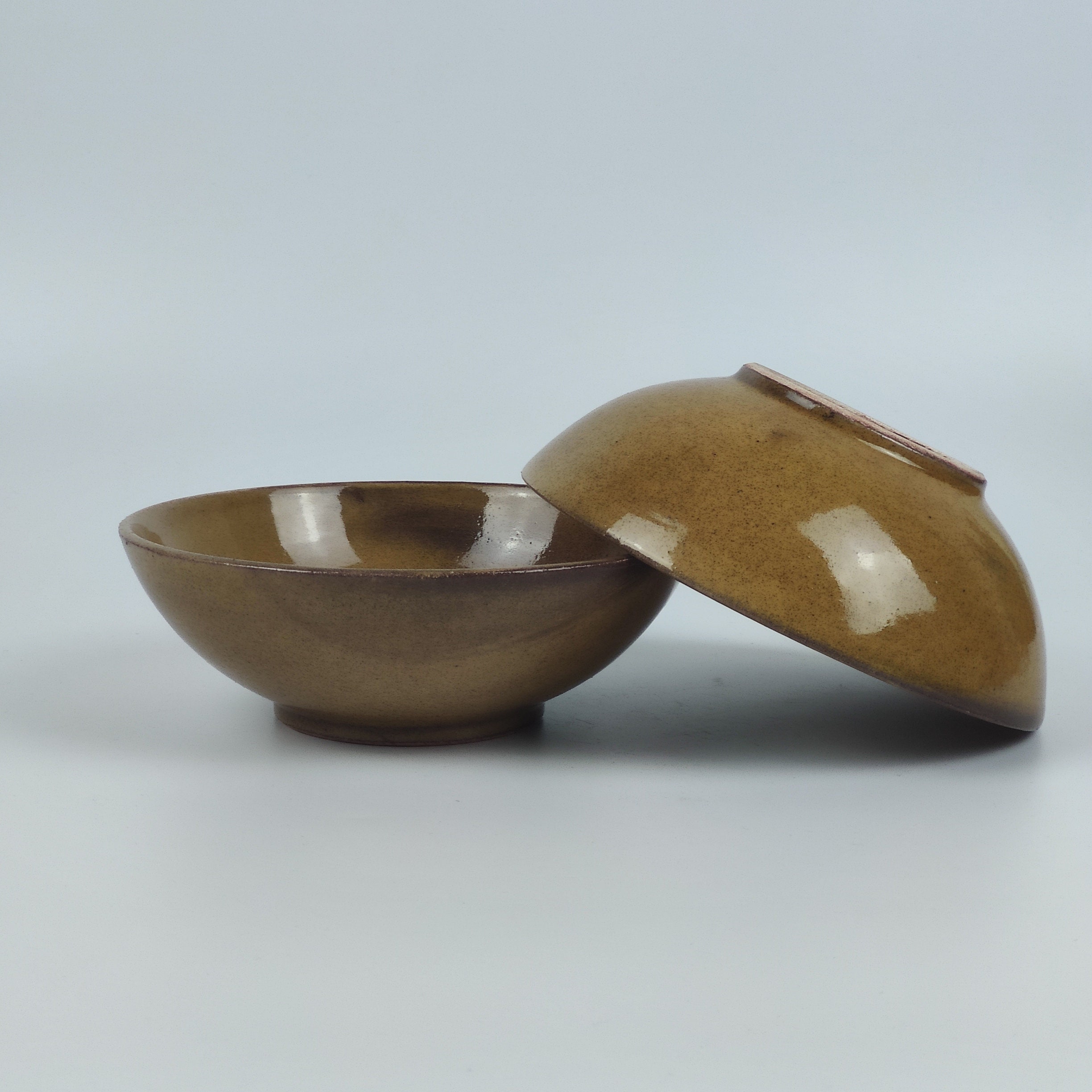 Set of 2 Handmade Ceramic Sauce Bowls15 cm Handmade Serving Etsy