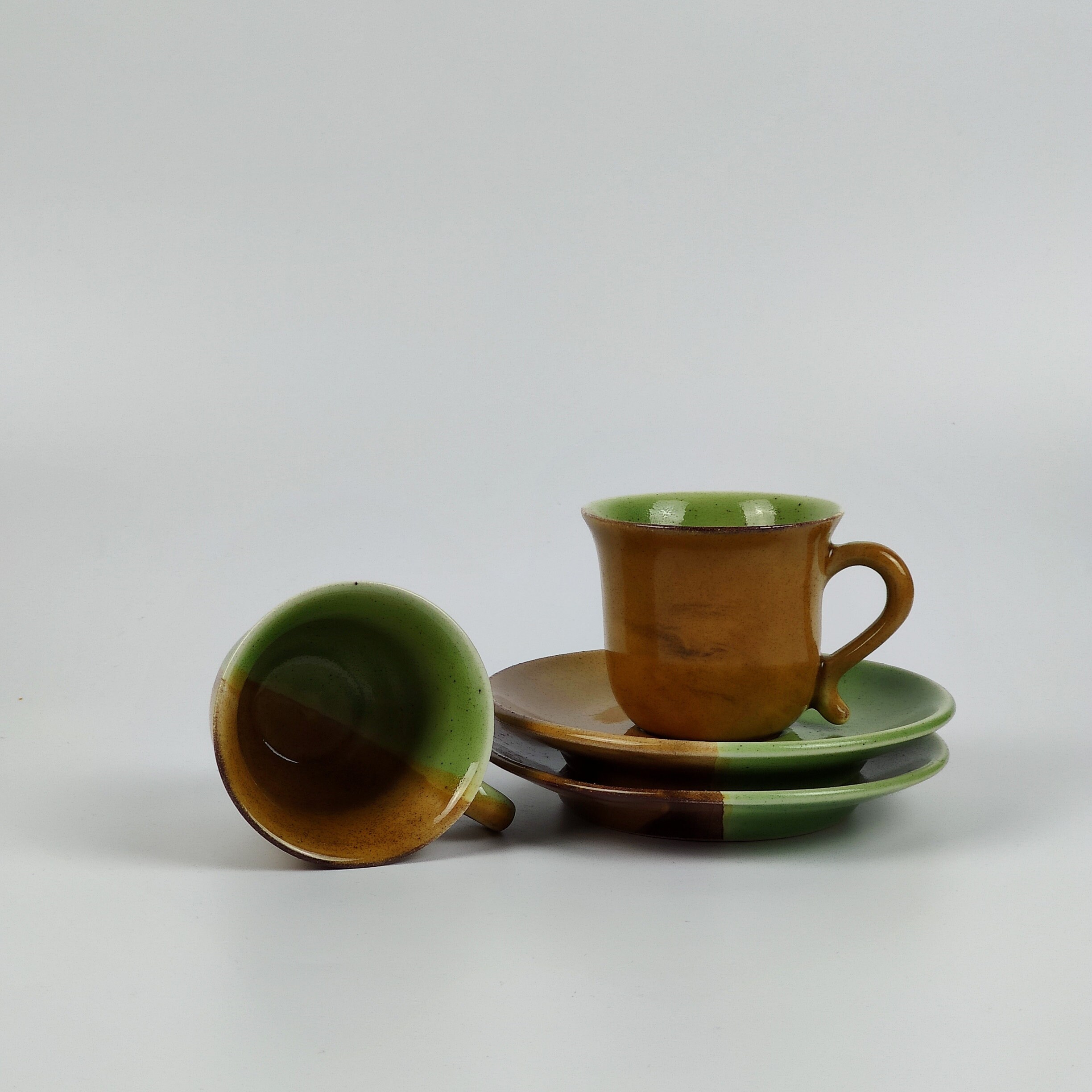 Ceramic Espresso Cup Set of 2 with Tray 3 oz Espresso Cup Etsy