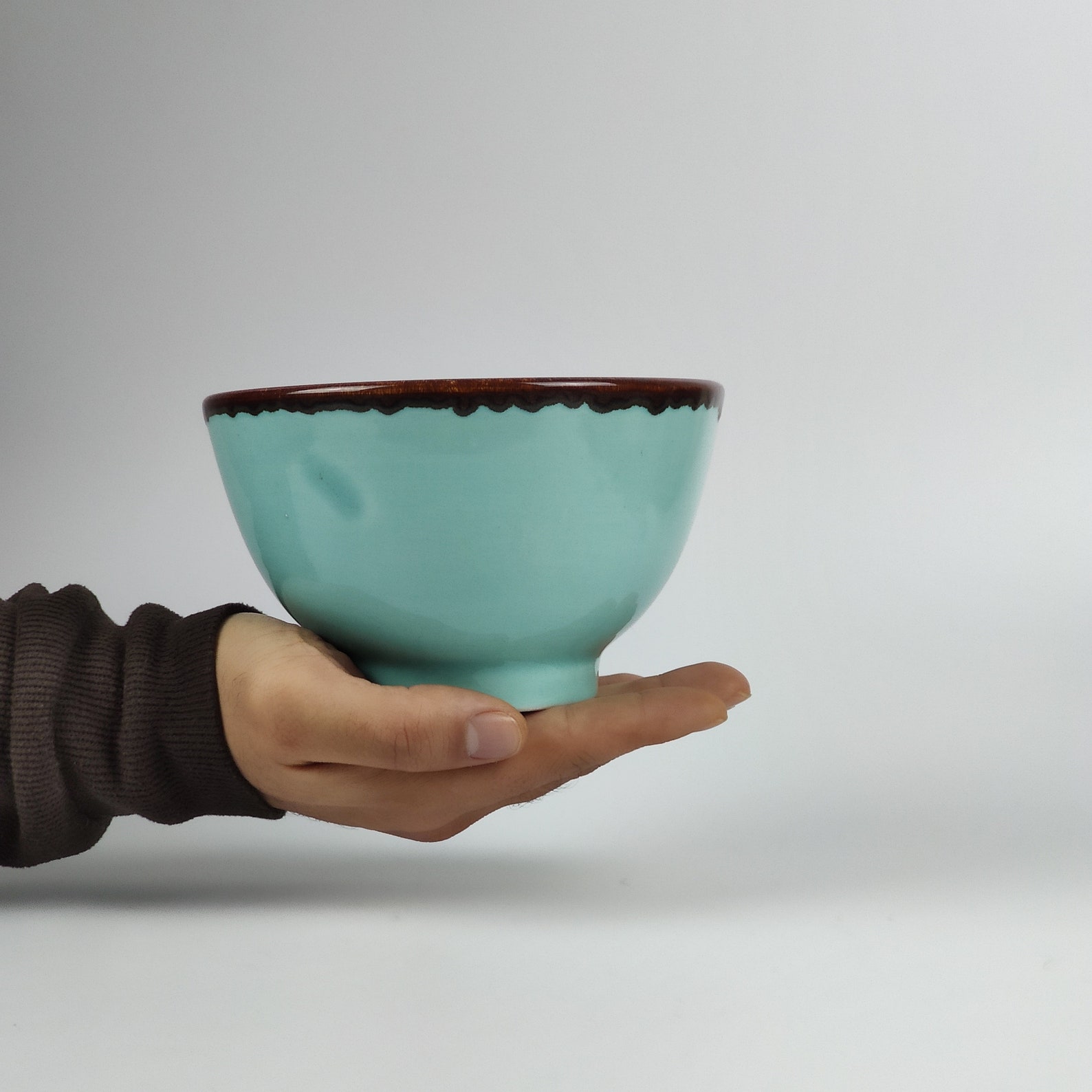 Handmade Ceramic Cereal Bowl 15 cm Unique Breakfast Bowl 6 Etsy