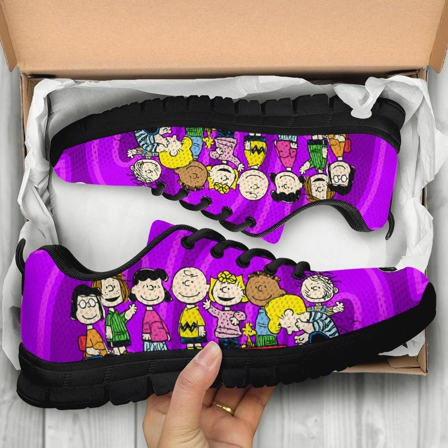 Snoopy Custom Sneaker Peanuts Shoes Charlie Brown Sneaker Etsy