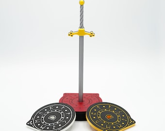 Initiative Tracker  w/Storage Box and Magnetic Sword