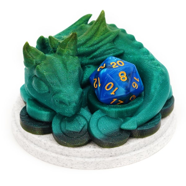 Dragon Dice Guardian | Adorable D20 Stat Tracker for Tabletop Games and Board Games