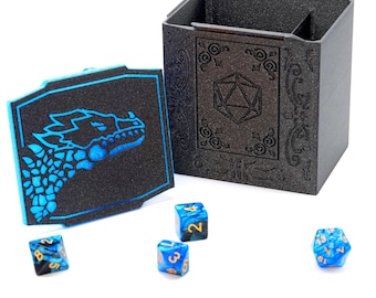 Dragon Commander Deck Box with Dice Compartment - Fits Double-Sleeved Decks