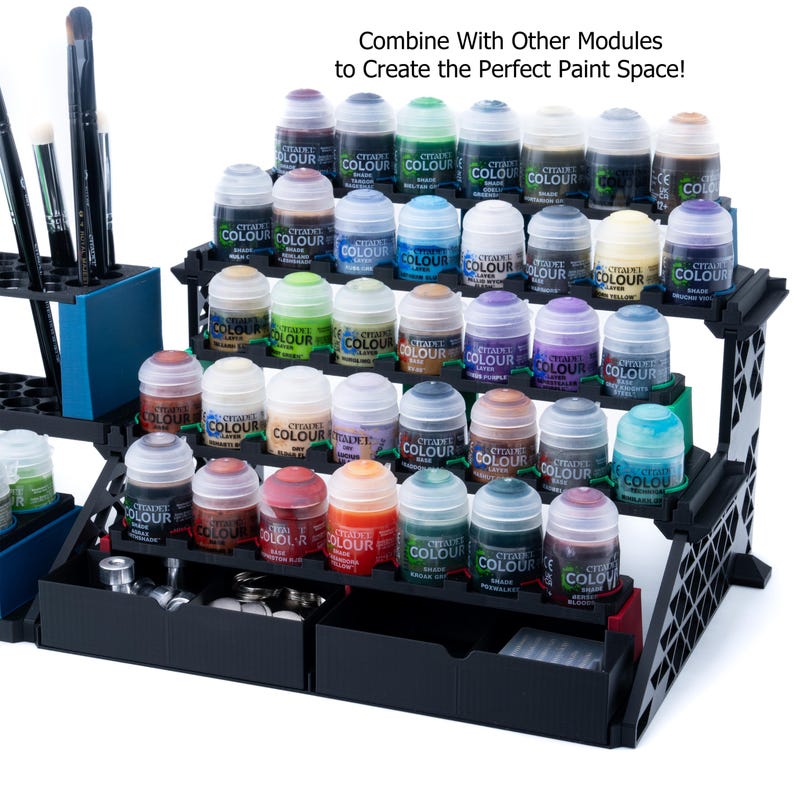 Paint Pot Organizer for Storing Hobby Paints