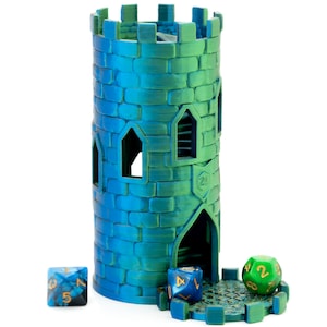 Castle Dice Tower | Compatible with Dungeons and Dragons, Pathfinder, TTRPG, Magic, Click-Clacks, Dice Roller