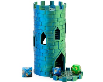 Castle Dice Tower | Compatible with Dungeons and Dragons, Pathfinder, TTRPG, Magic, Click-Clacks, Dice Roller