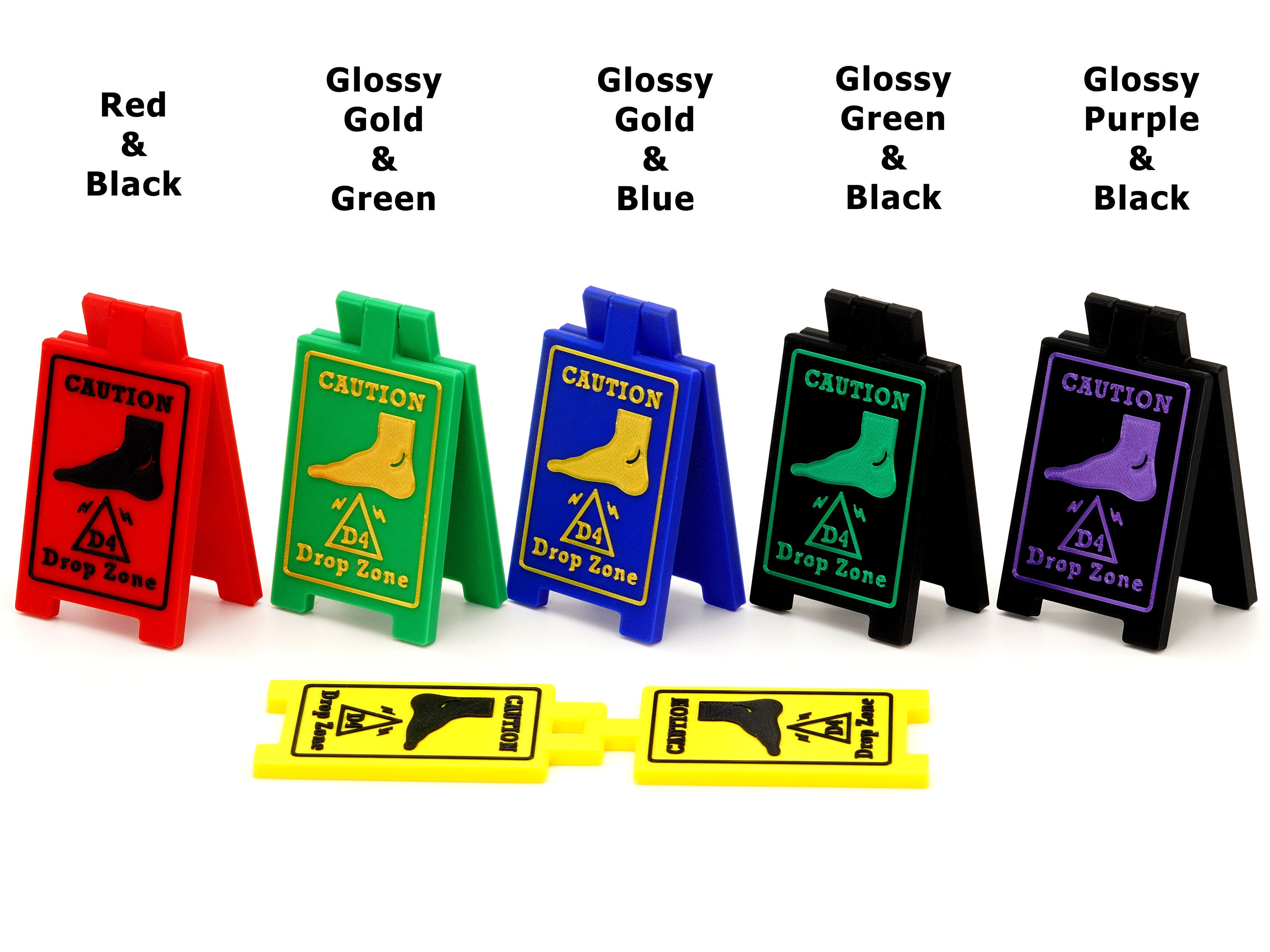 D4 Dice Drop Zone Mini Floor Sign - Etsy