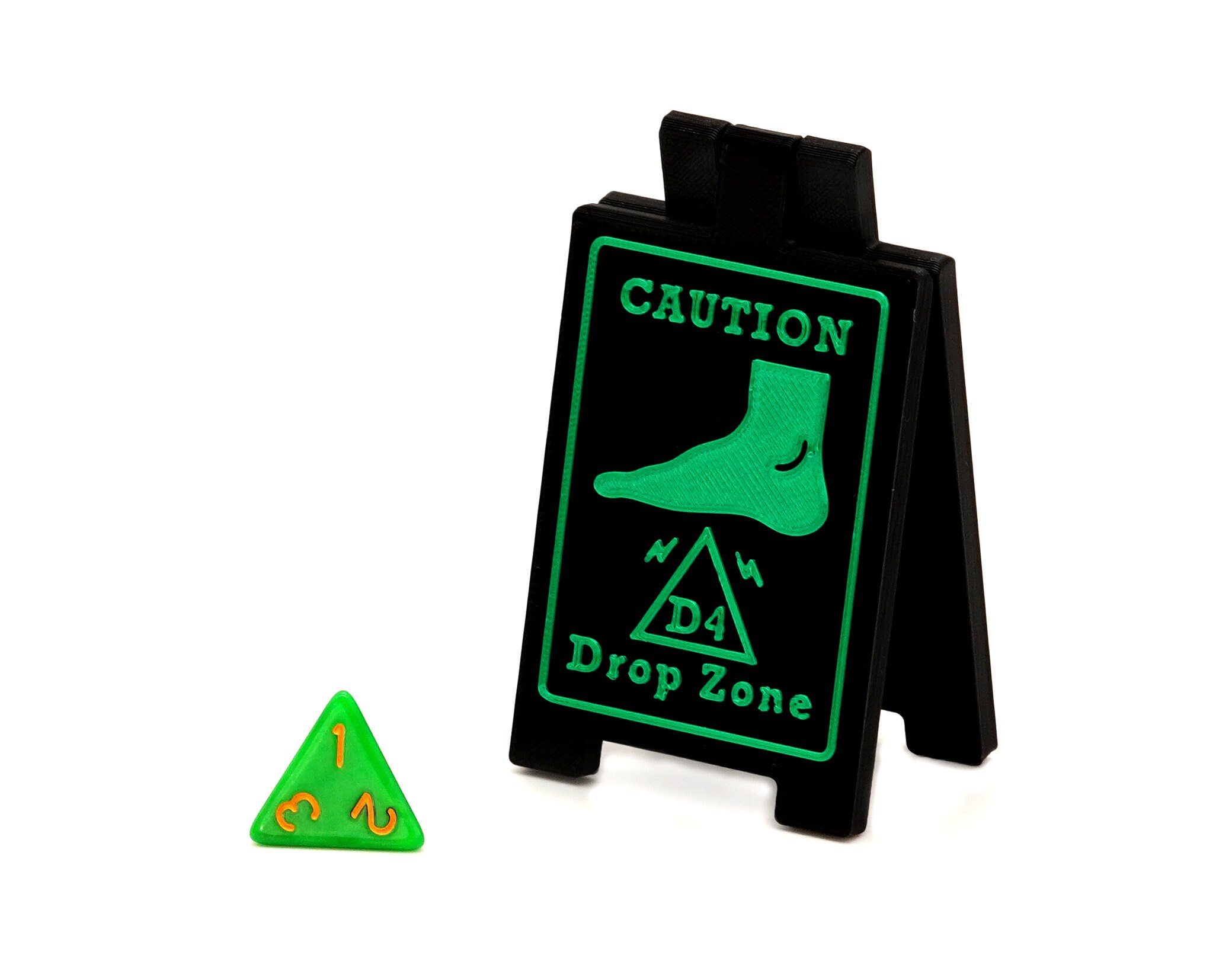 D4 Dice Drop Zone Mini Floor Sign - Etsy