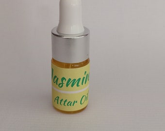 3ml Jasmine Attar Oil Perfume Diffuser Oil Alcohol & Chemical Free.... 3ml Natural Perfume Essential Oil....Diffuser Oil