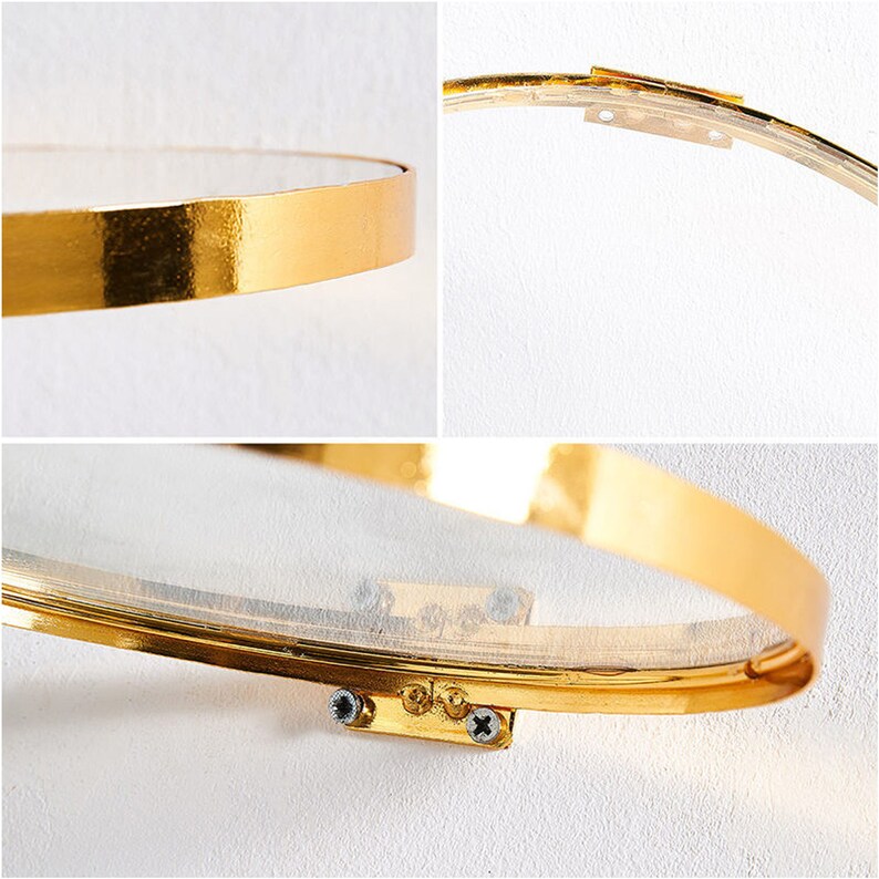 Floating Shelf Round Glass Wall Hanging Small Floating Shelf Etsy