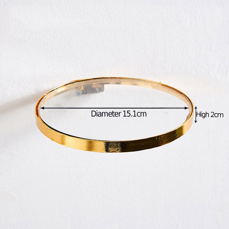 Floating Shelf Round Glass Wall Hanging Small Floating Shelf Etsy