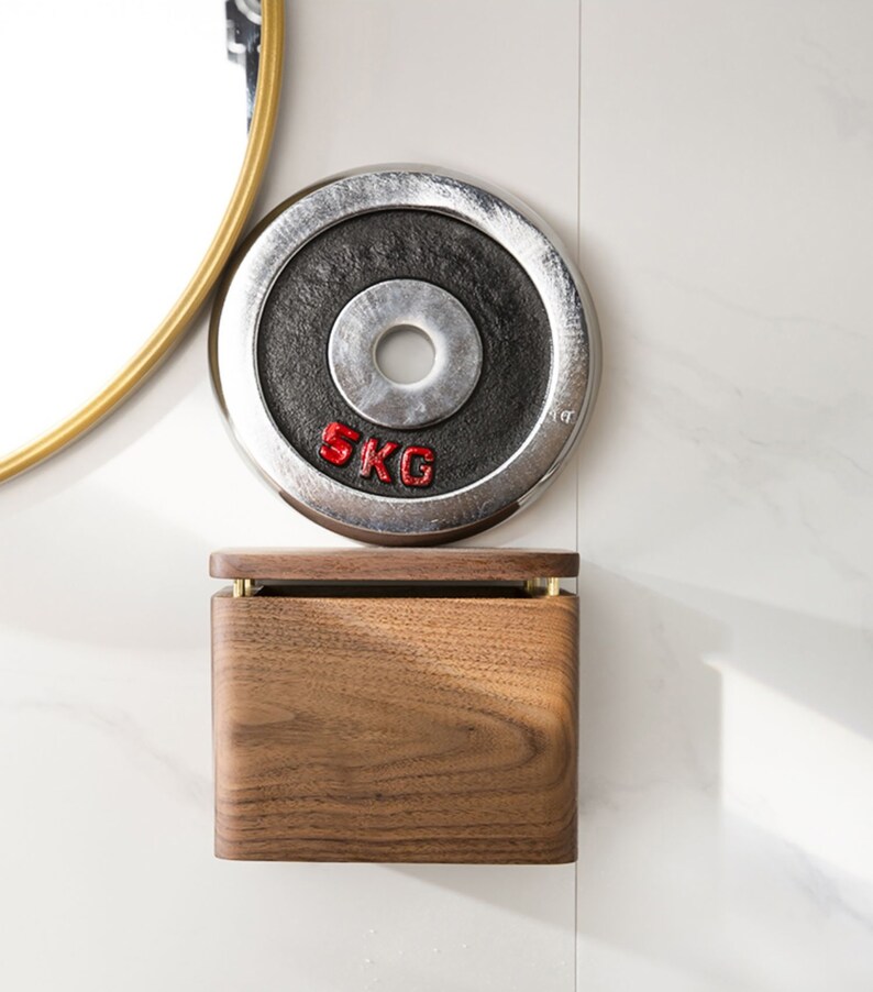 Solid Wood Toilet Tissue Box Toilet Roll Box Waterproof Etsy