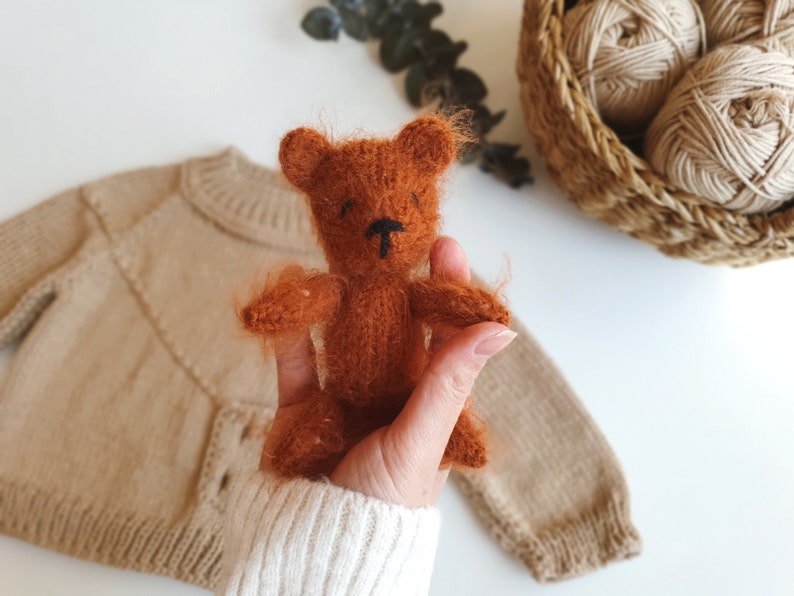 Sweater with Toy, Teddy Bear Sweater, Baby Sweater image 2