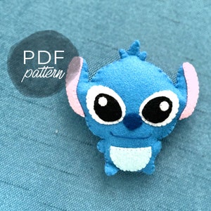 PDF Pattern Little Stitch Handmade Felt Doll SVG Sewing Pattern Digital Download