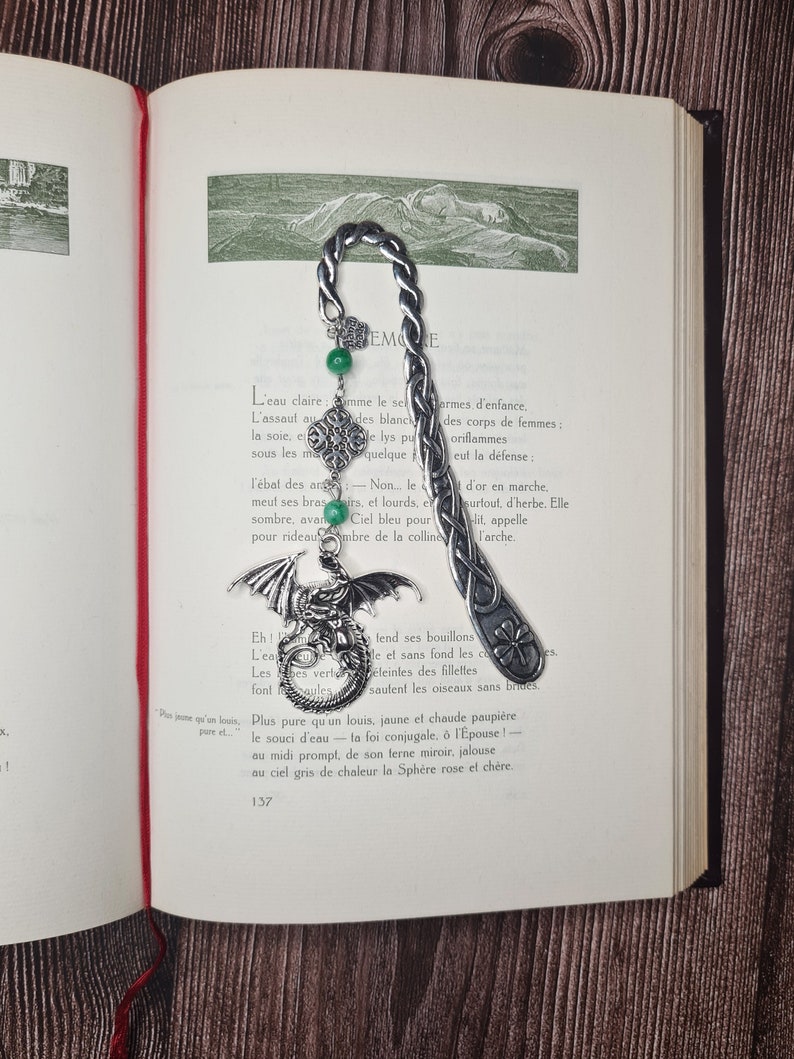 personalized Dragon bookmark image 1