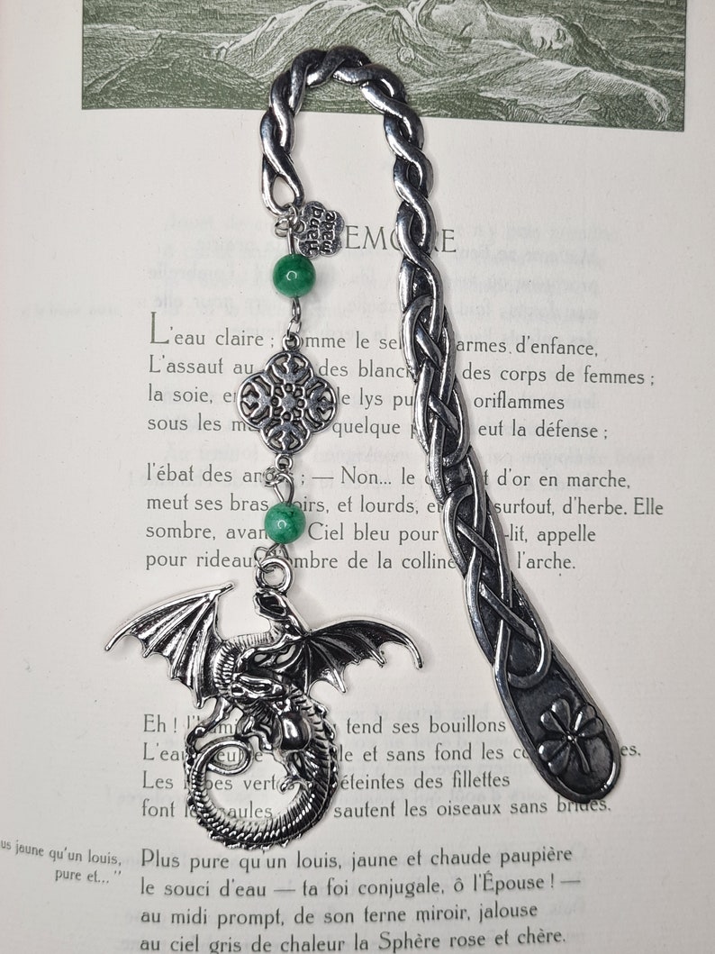 personalized Dragon bookmark image 2