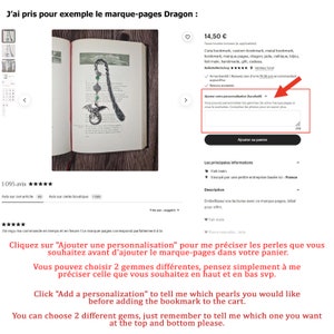 personalized Dragon bookmark image 4