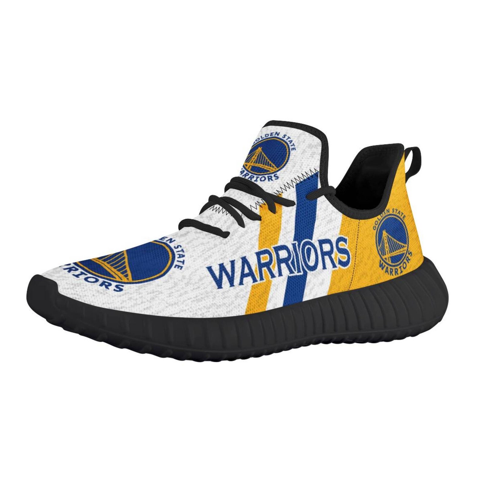 Custom Golden State Warriors Sneakers Running Shoes Men Size Etsy