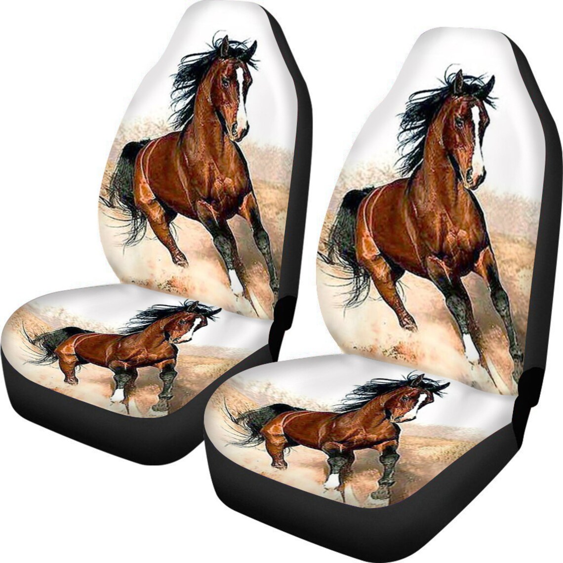 Running horse design car seat cover seat cover for car gift Etsy