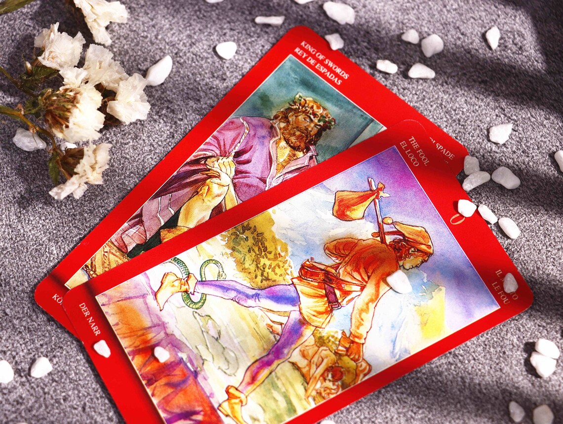 Unique Sexual magic tarot cards deck with guidebook Full | Etsy