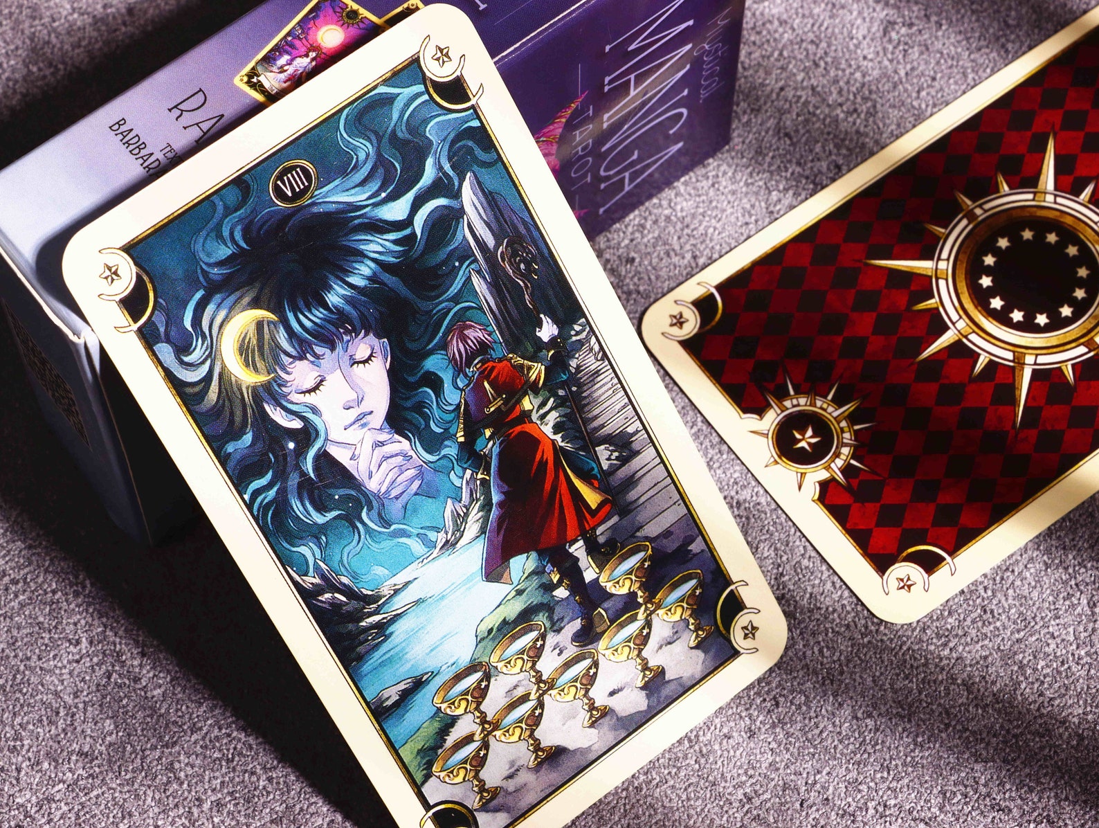 Beautiful Anime Tarot Cards Deck With Book For Beginners Etsy