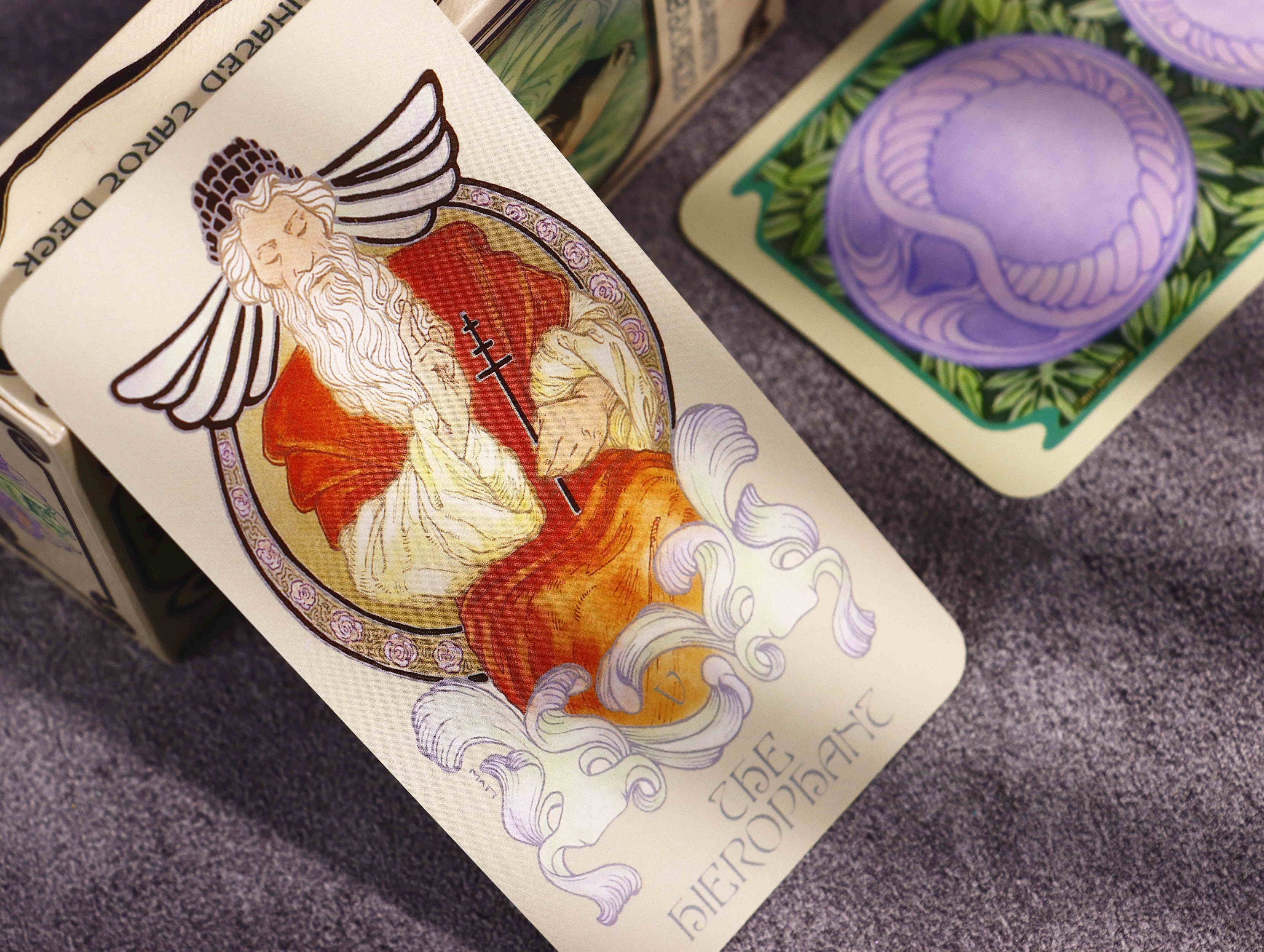 Ethereal visions tarot deck with book / Unique tarot deck 78 Etsy