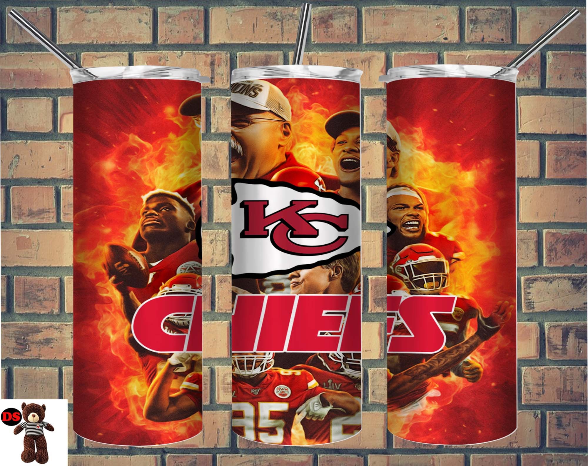 Kansas city Chiefs, Sport NFL,Designs 20oz Skinny Straight & Tapered …