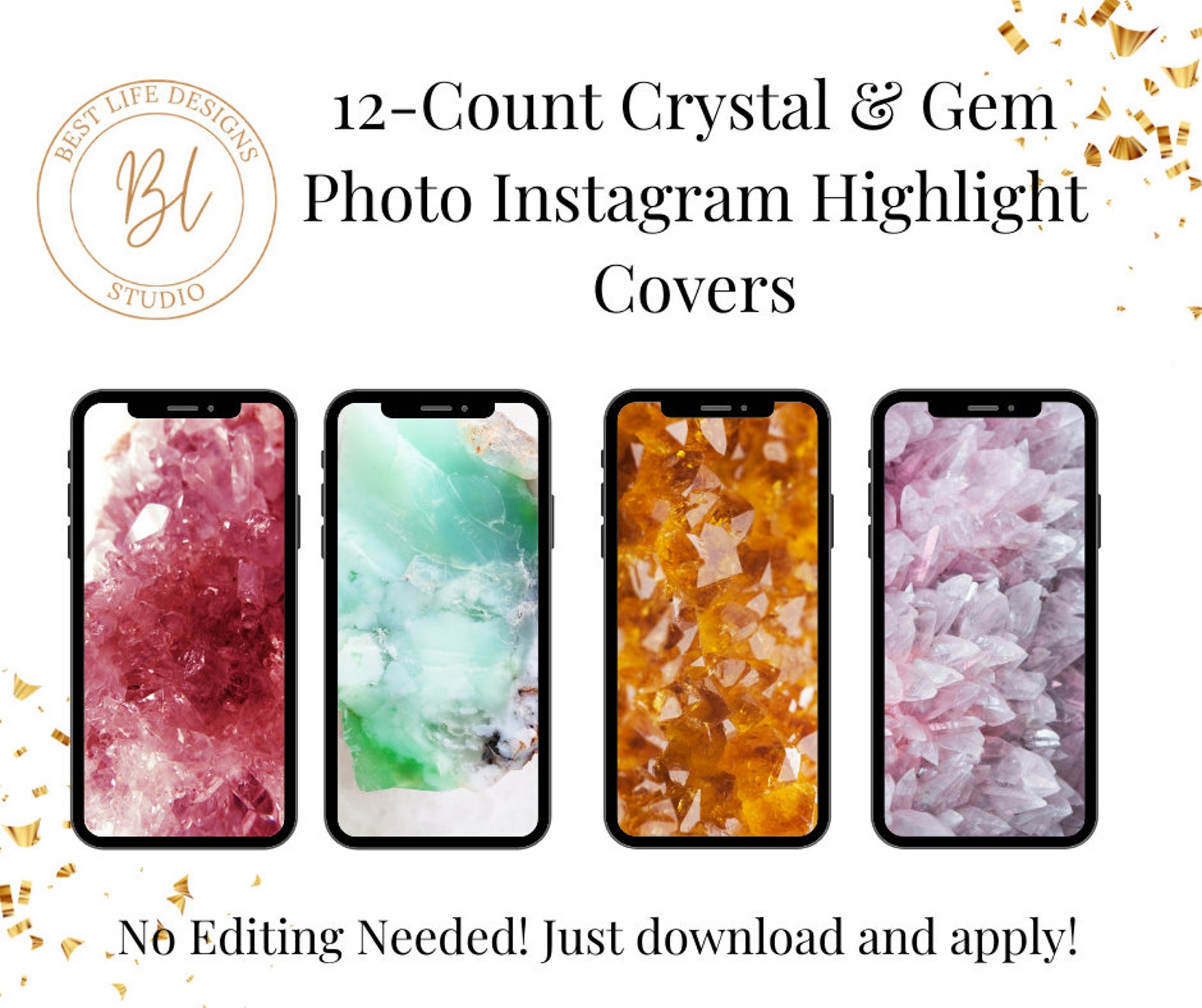 Crystals & Gems Instagram Highlight Icons Etsy