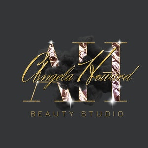 Beauty Logo, Premade Logo Design, Boutique Logo, Beauty Sign, Modern Logo, Signature Logo, Sparkle Logo, Logo Stickers, Smoke Logo Brow Logo