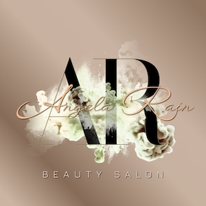 Beauty logo, Beige Logo, Boutique logo, Brow logo, Premade logo design, Nail logo, Smoke Logo, Modern logo, Lashes Logo, Salon Logo