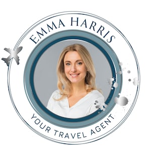 Travel Agent Logo, Premade Logo Design, Travel Agency Branding, Custom Logo, Photo Logo, Avatar Logo, Minimalist Travel Logo