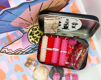 APHRODITE Pocket Altar, Goddess of Love & Beauty Travel Altar