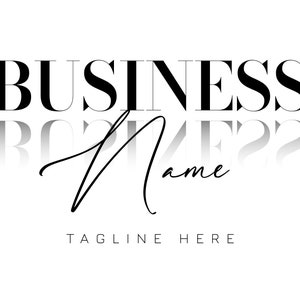 Minimalist Premade Logo Design, Custom Business Logo, Boutique Logo, Modern Logo, Fashion & Beauty Logo, Elegant Logo, Text Logo