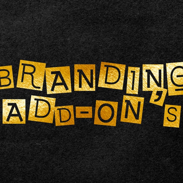 BRANDING ADD-ON